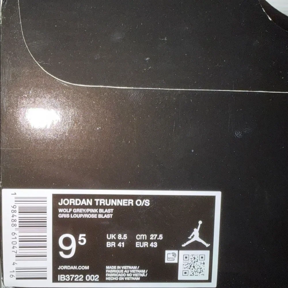 Air Jordan Trunner OS Wolf Grey Pink IB3722-002 Men’s Size 9.5